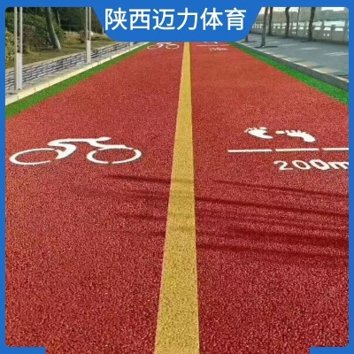 自結(jié)紋塑膠跑道
